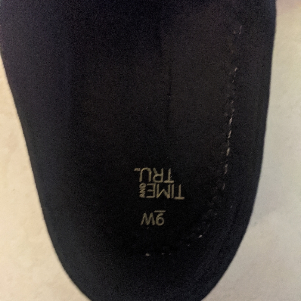 Brand new black canvas shoes